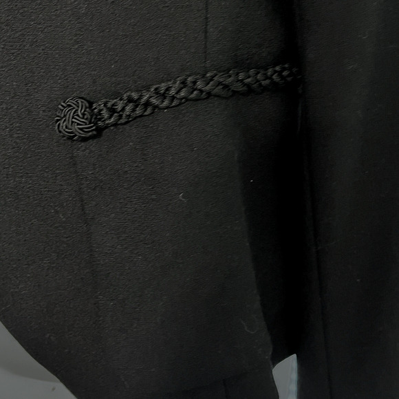 Carlisle Women Evening Jacket SZ 6 Wool Tassels Formal Classic Luxury Statement - Picture 8 of 14